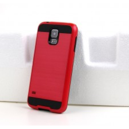 Samsung Galaxy J3 2018 Metal Brush Case RED