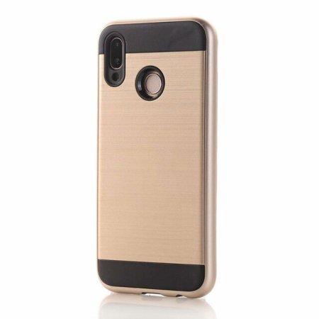 Huawei P20 Lite Metal Brush Case Gold