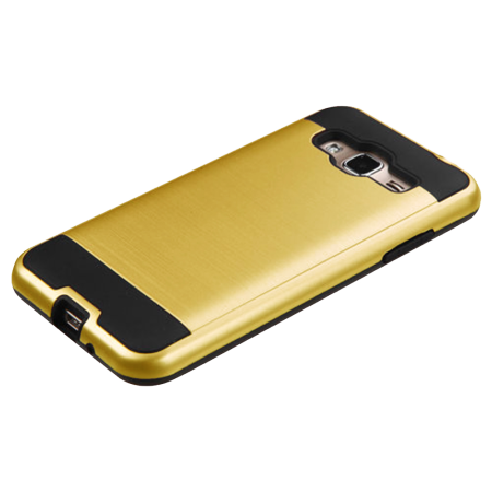 Samsung Galaxy Grand Prime(G530) Metal Brush Case Gold