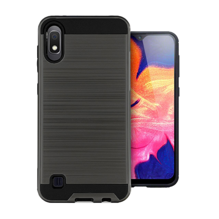 Samsung Galaxy A70 Metal Brush Case Black