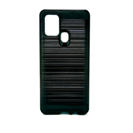 Samsung Galaxy A21s Metal Brush Case Black