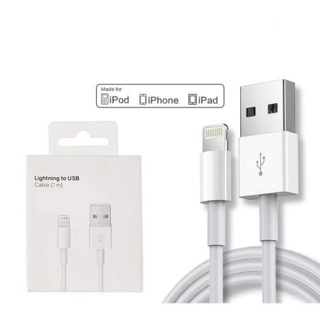 iPhone 5/6/7/8/plus Data Cable white 1 M