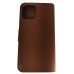 Apple iPhone 11 Magnetic Detachable Leather Wallet Case Brown