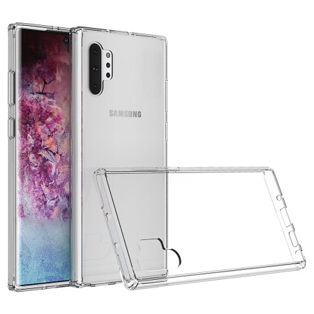 Samsung Galaxy Note 10 Shock Proof Crystal Hard Back and Soft Bumper TPC Case Clear