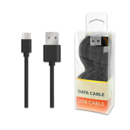 TYPE C / USB C ( 6 ft ) Date Sync Charging Cable BLACK